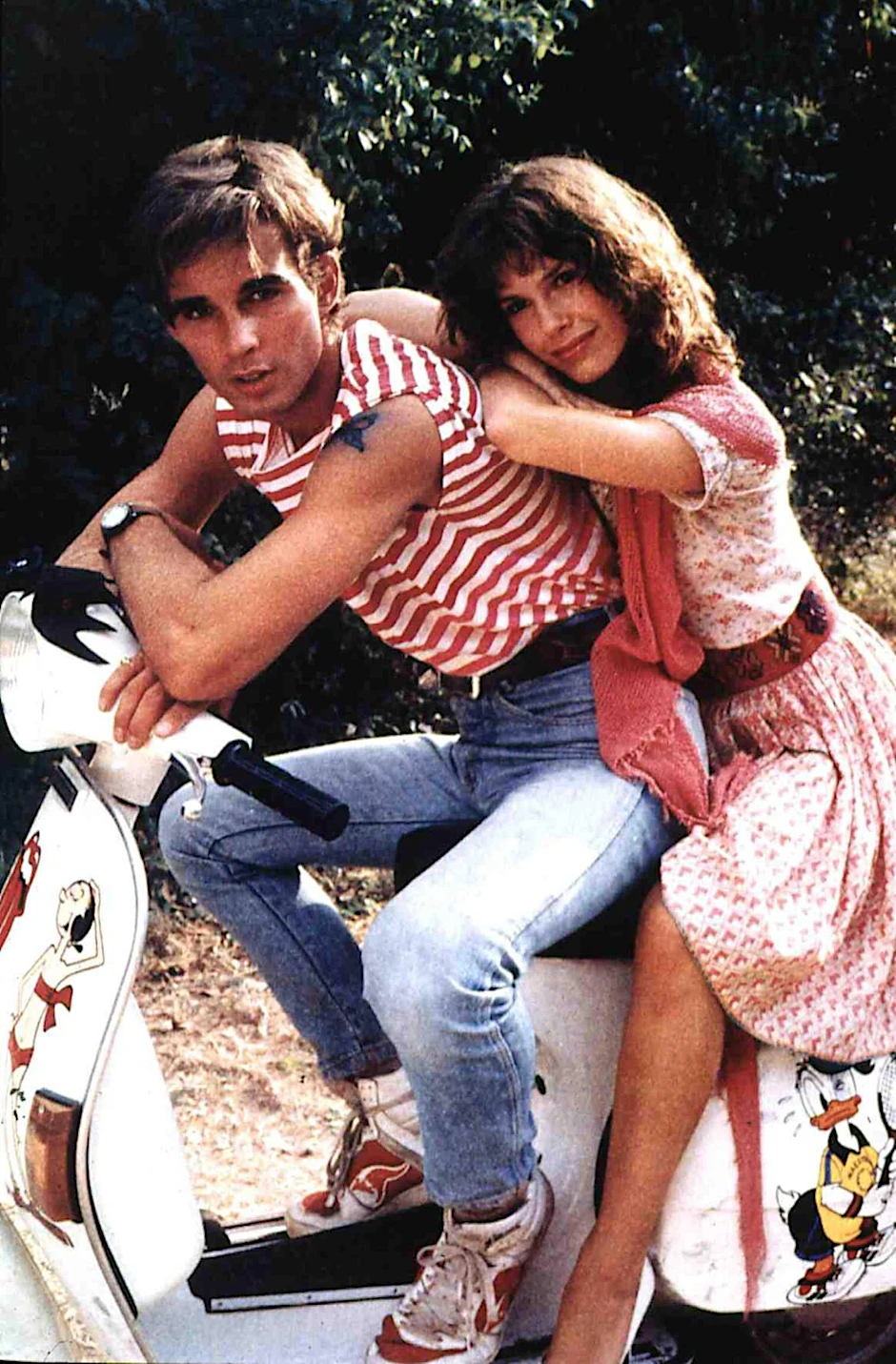 Bonnie Bianco als Cindy und Pierre Cosso als Mizio in einer Szene das Films „Cinderella ’80“.