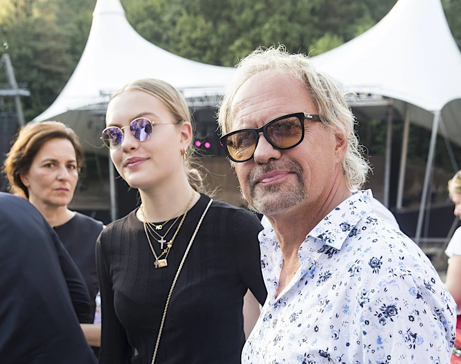 Cheyenne Savannah Ochsenknecht mit Vater Uwe Ochsenknecht bei einem Event im Jahr 2018.
