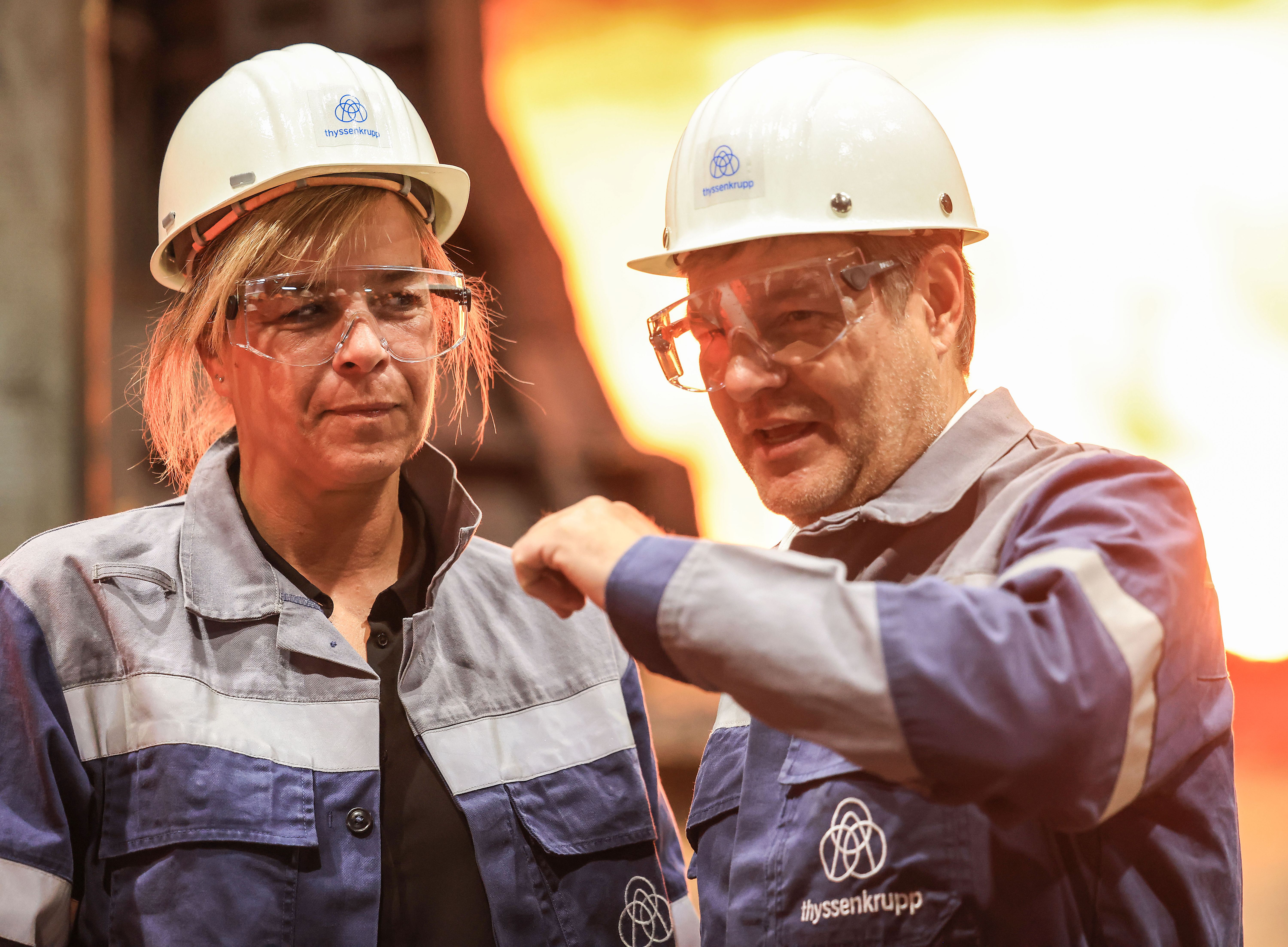 Image - Habecks grüner Stahl auf der Kippe: Jetzt fordert er „Commitment“ von Thyssenkrupp