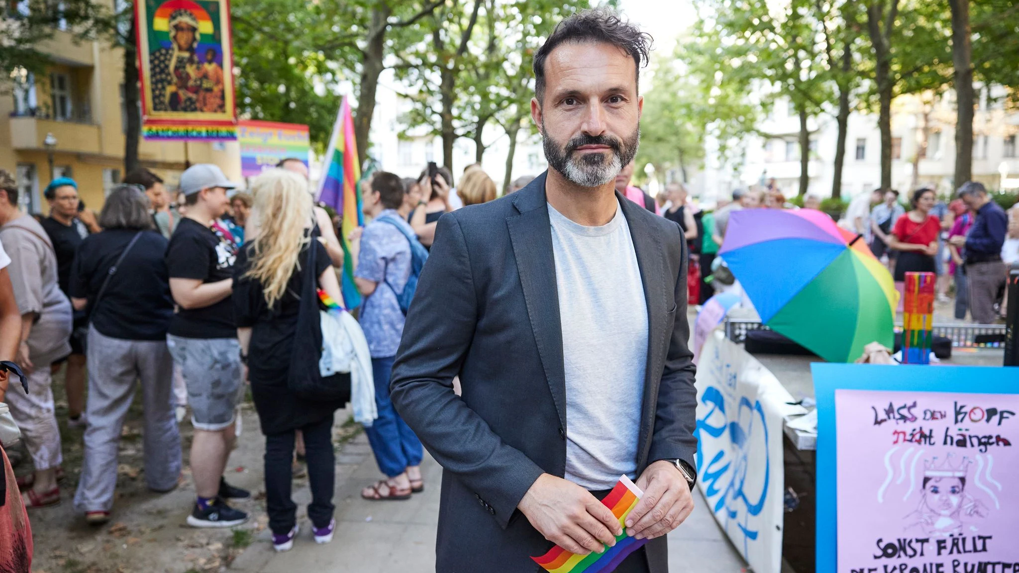 Alfonso Pantisano, Berlins Queer-Beauftragter.