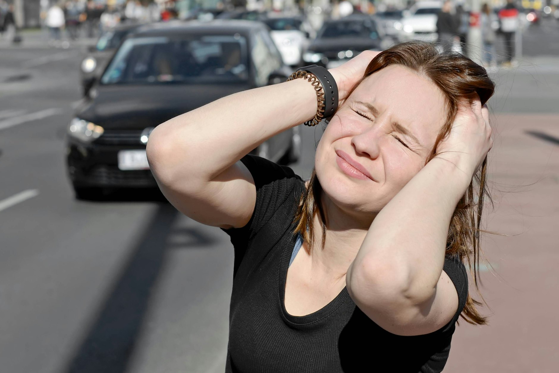 Der Lärm in Berlin ist oft unerträglich.