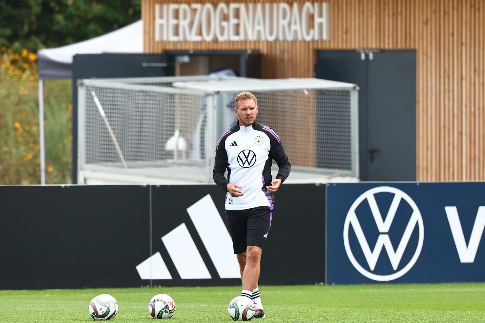 Bundestrainer Julian Nagelsmann hat die Fußball-Nationalmannschaft in Vorbereitung auf die nächsten Spiele in der Nations League in Herzogenaurach begrüßt.