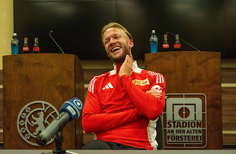 Hat gut lachen: Union-Abwehrspieler Kevin Vogt