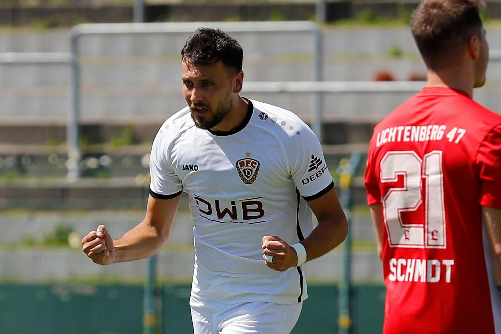 Anfang Juli im bis jetzt letzten Spiel gegen Lichtenberg 47 feierte BFC-Knipser Rufat Dadashov einen Dreierpack.