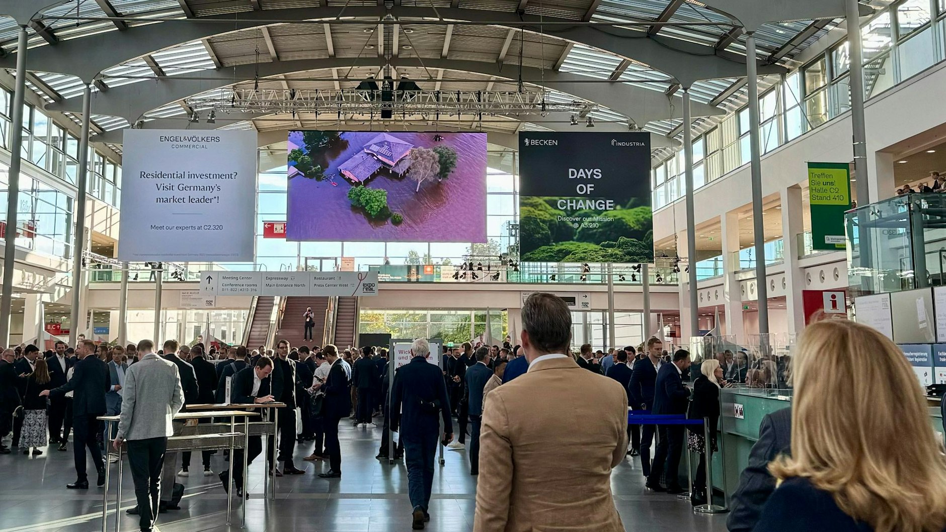 Die Immobilienmesse EXPO RealEstate in München