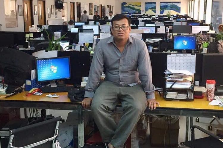 Der kambodschanische Journalist Mech Dara