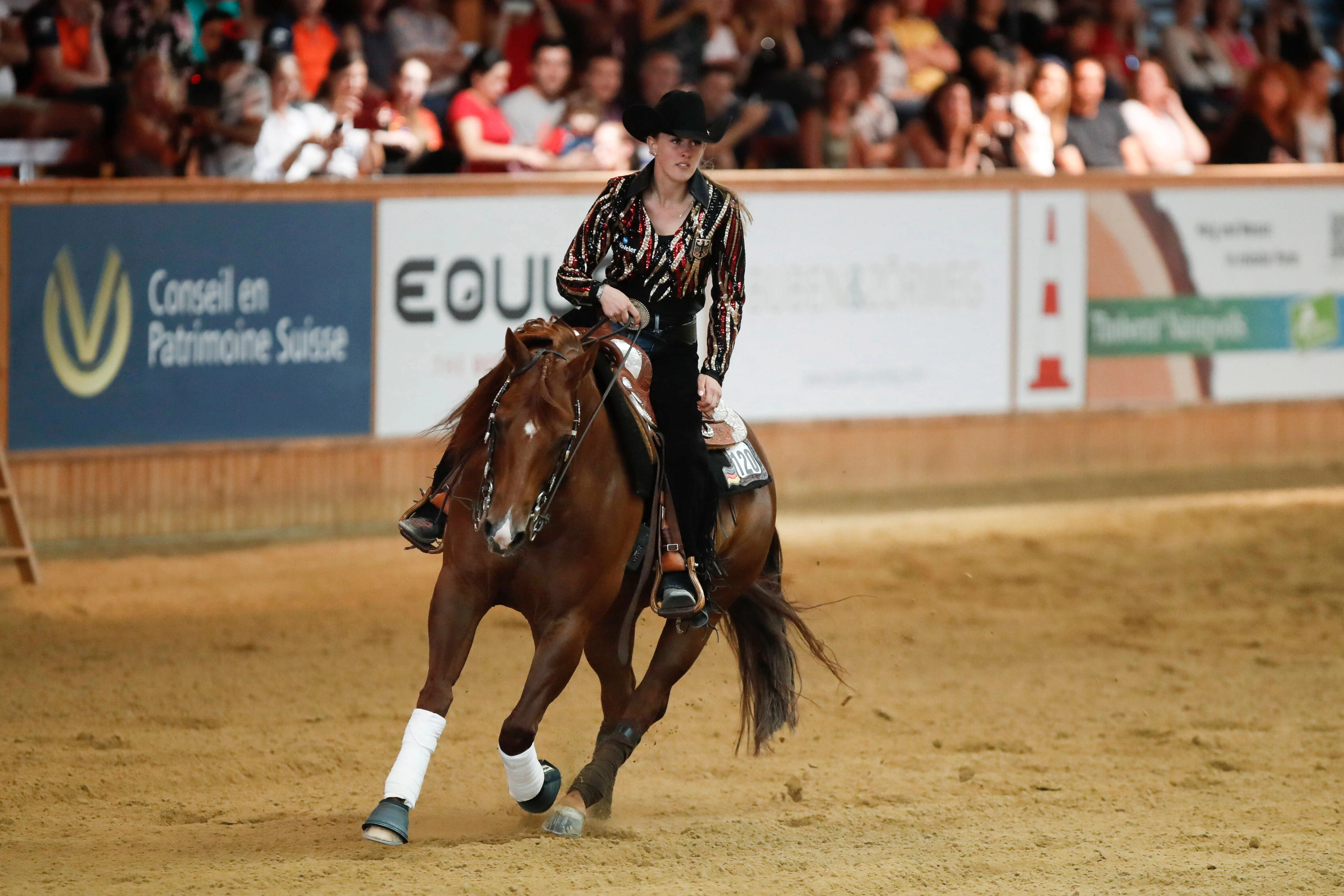 Schon lange ist Gina als Westernreiterin aktiv.