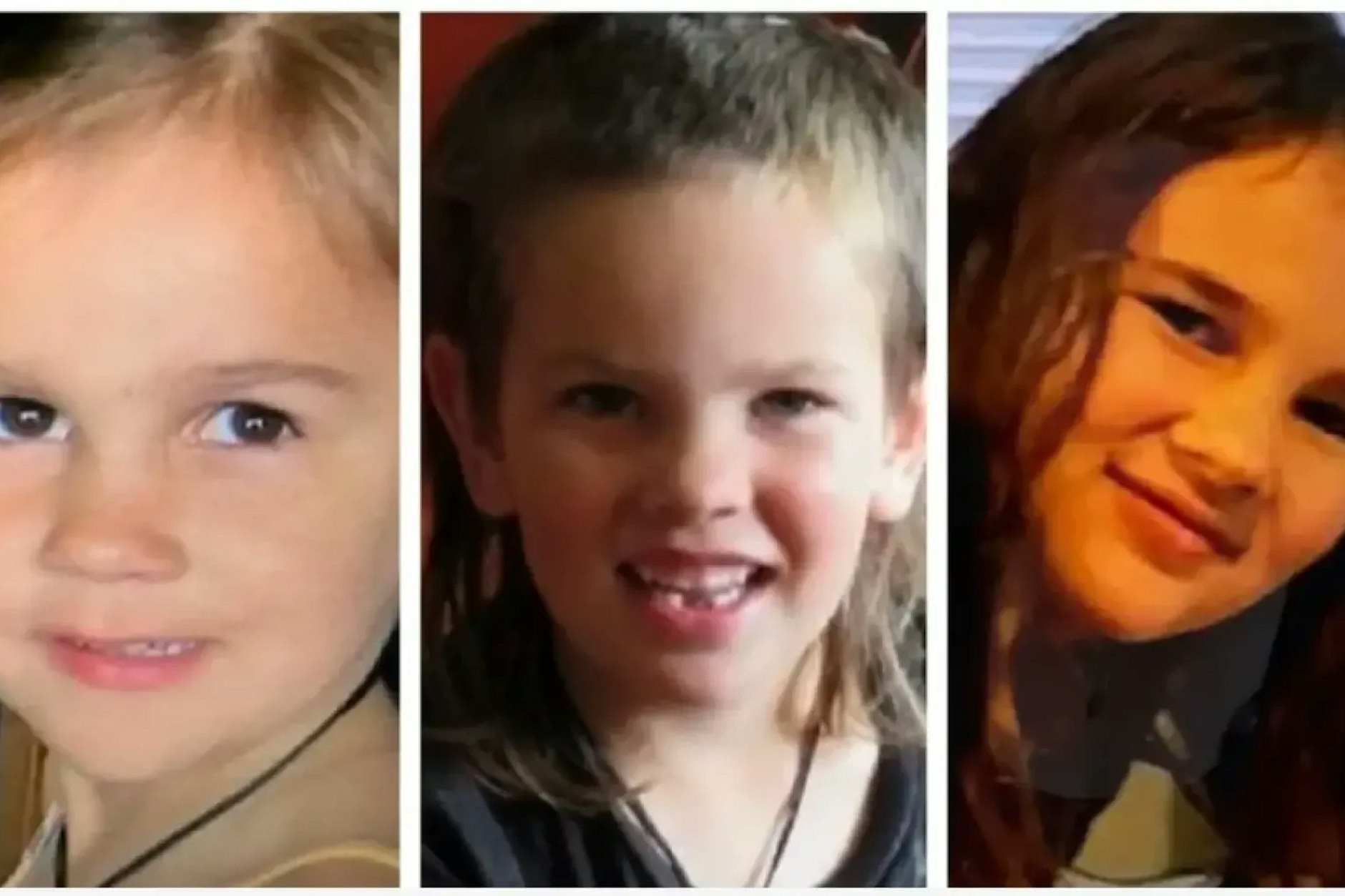 Ember, Maverick und Jayda (v.l.n.r.) werden seit Winter 2021 vermisst.