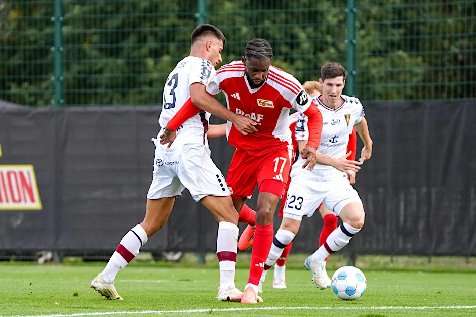 Jordan (28) verlor beim 1. FC Union zuletzt gegen den BVB seinen Stammplatz. Gegen Stettin gelang dem Angreifer nicht viel.&nbsp;