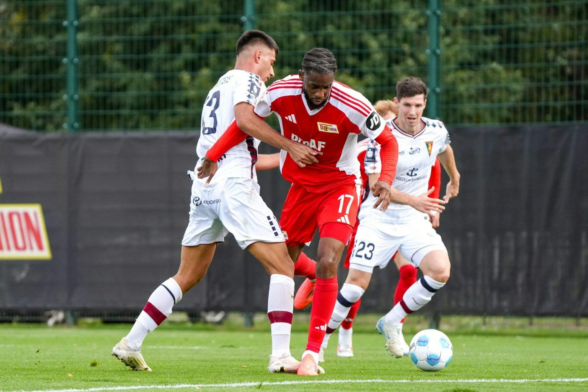 Jordan (28) verlor beim 1. FC Union zuletzt gegen den BVB seinen Stammplatz. Gegen Stettin gelang dem Angreifer nicht viel.&nbsp;