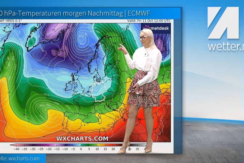 Das Wetter bleibt ungemütlich, nach dem Sturm kommt die Kälte, weiß Expertin Kathy Schrey.