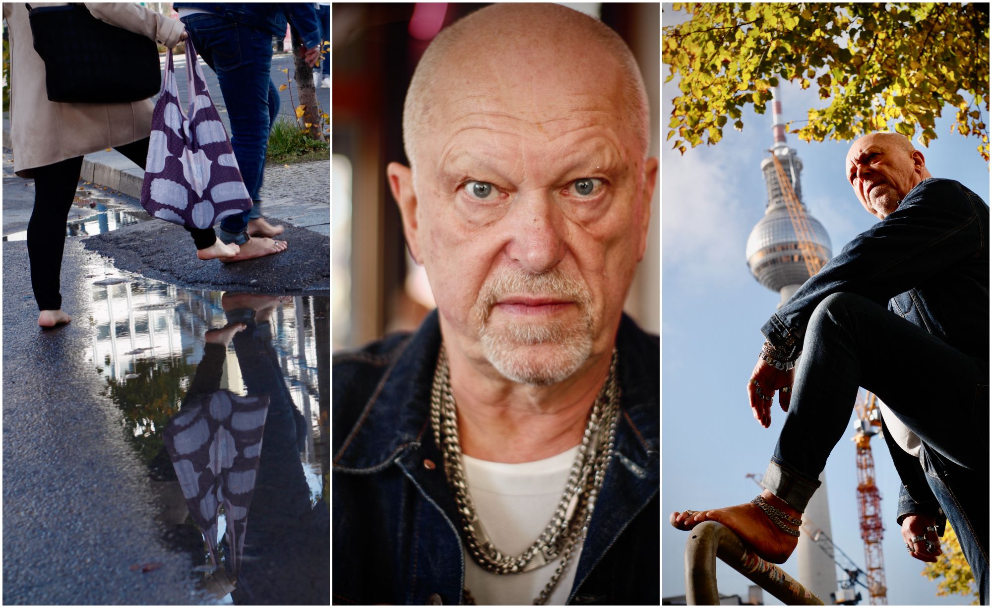 Auch bei Schnee und Eis: Warum dieser Berliner sein Leben barfuß verbringt