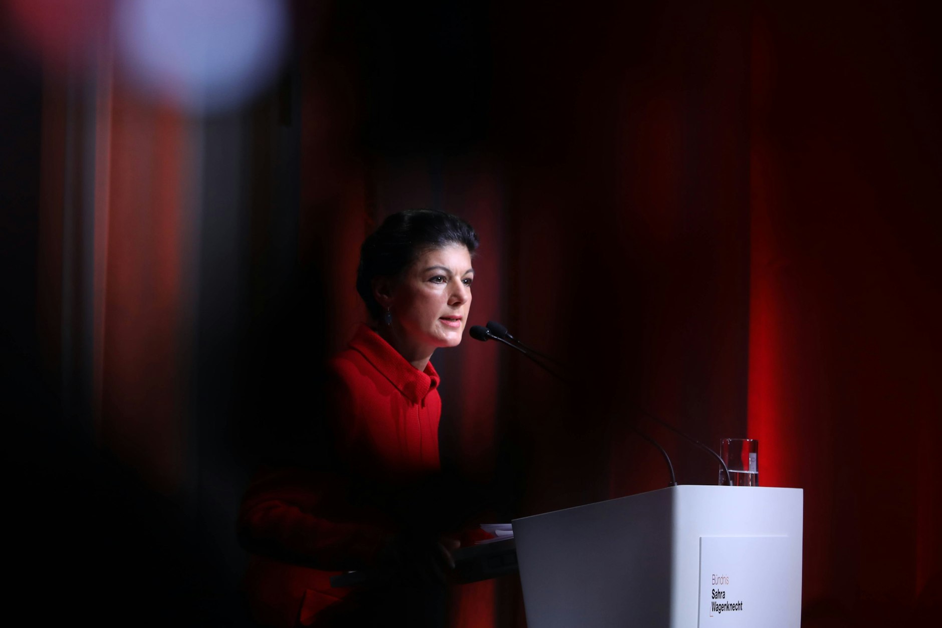 Im Zentrum der Aufmerksamkeit: Sahra Wagenknecht