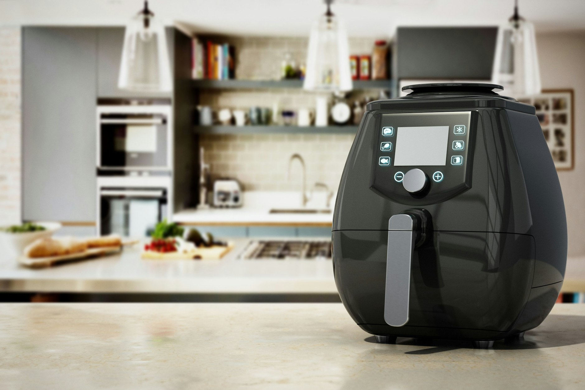 Der Airfryer ist praktisch – Er benötigt deutlich weniger Öl als herkömmliche Zubereitungsmethoden, wodurch fettarme Gerichte entstehen.&nbsp;