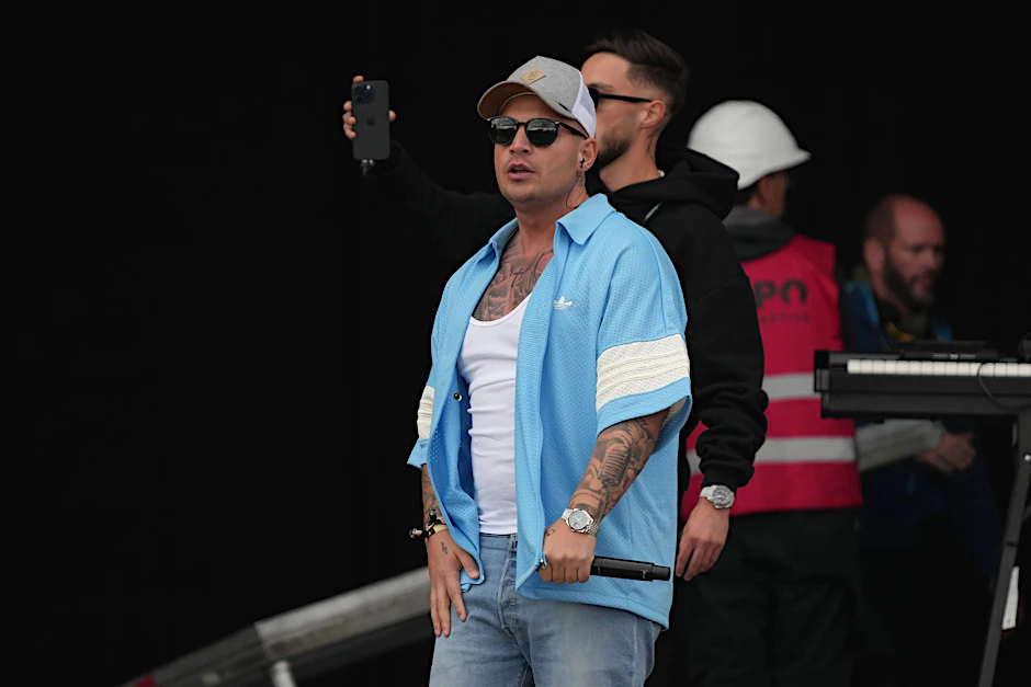 Pietro Lombardi beim Glücksgefühle Festival auf dem Hockenheimring am 14.09.2024.