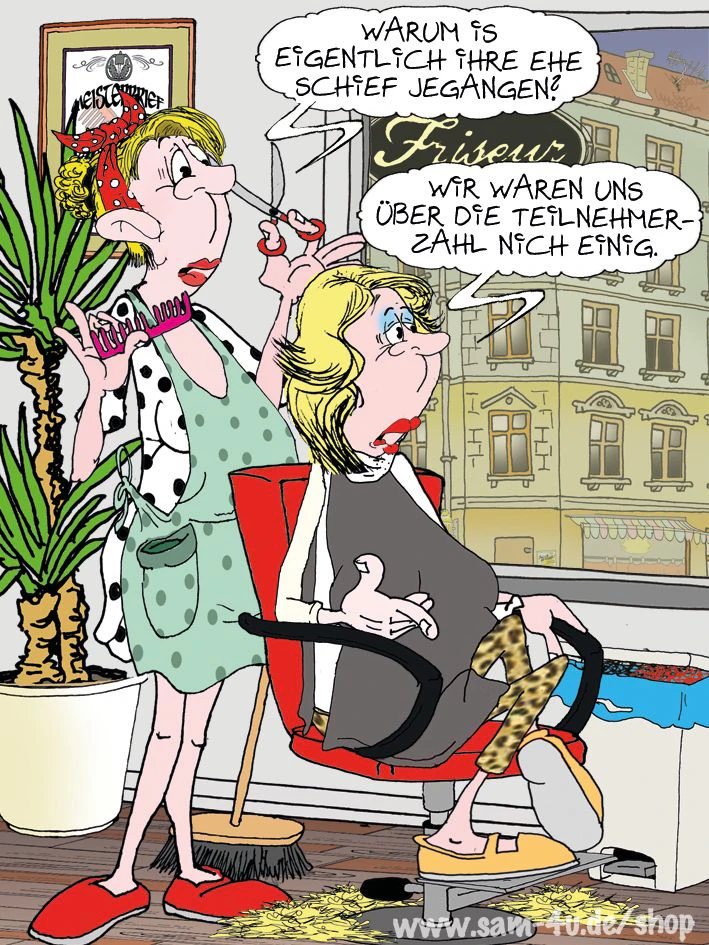 Auch heute haben wir einen Cartoon des Tages für Sie - und auch heute kommt er aus der Feder von Zeichner Sam Paff.