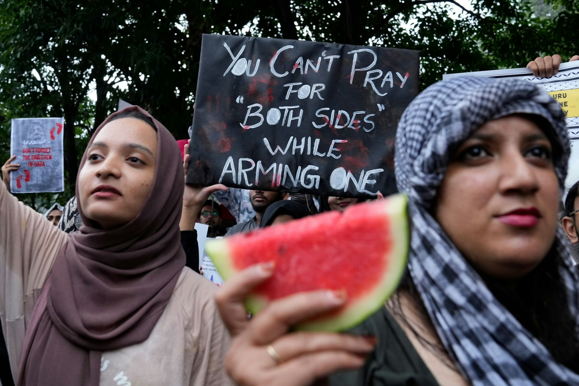 Eine propalästinensische Demonstration in Indien: Viele pro-palästinensische Demonstranten wollen die Terrortaten der Hamas nicht anerkennen und konzentrieren sich ausschließlich auf die Fehler Israels.&nbsp;