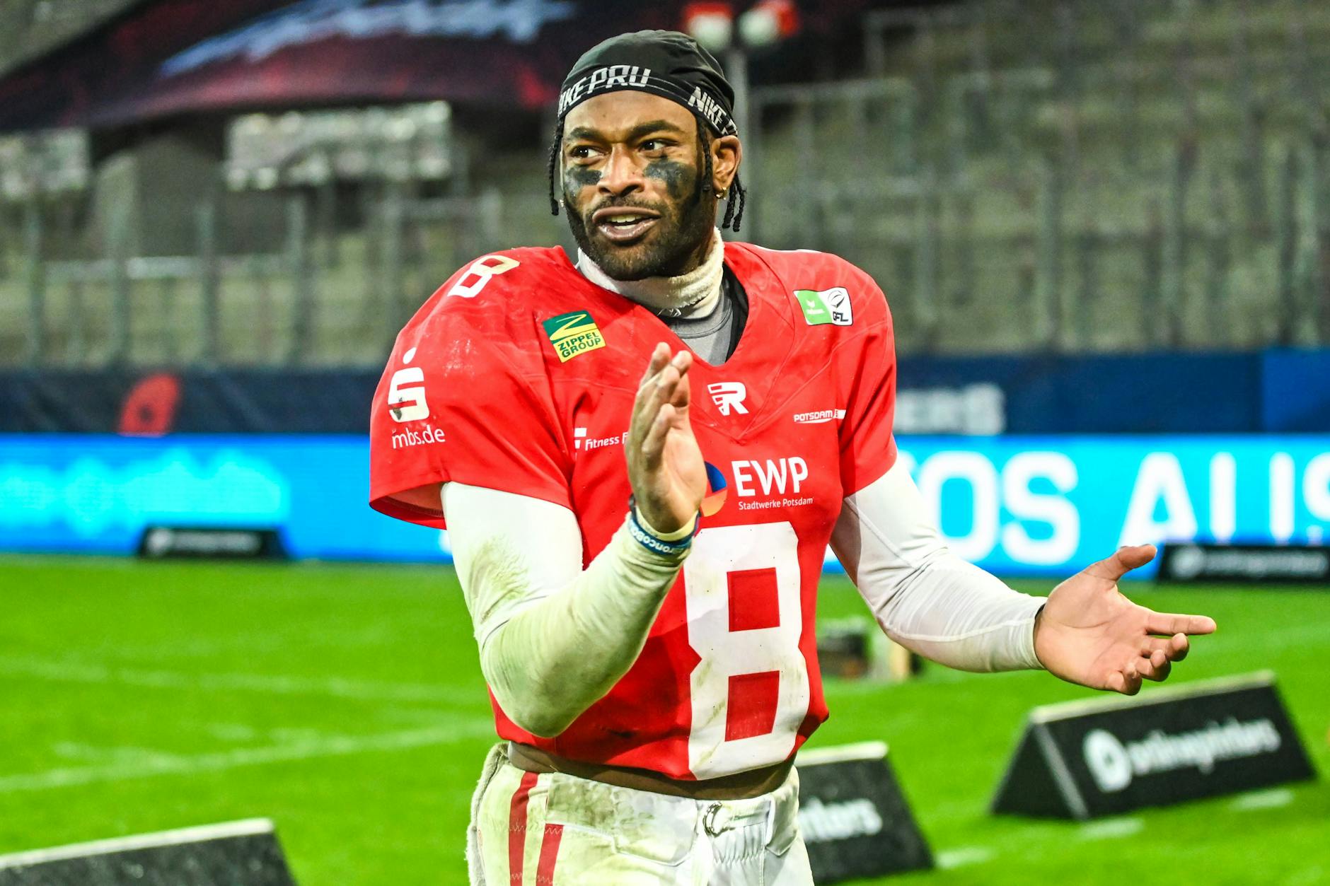 Quarterback Jaylon Henderson führt die Potsdam Royals gegen Dresden im German Bowl zur Titelverteidigung.