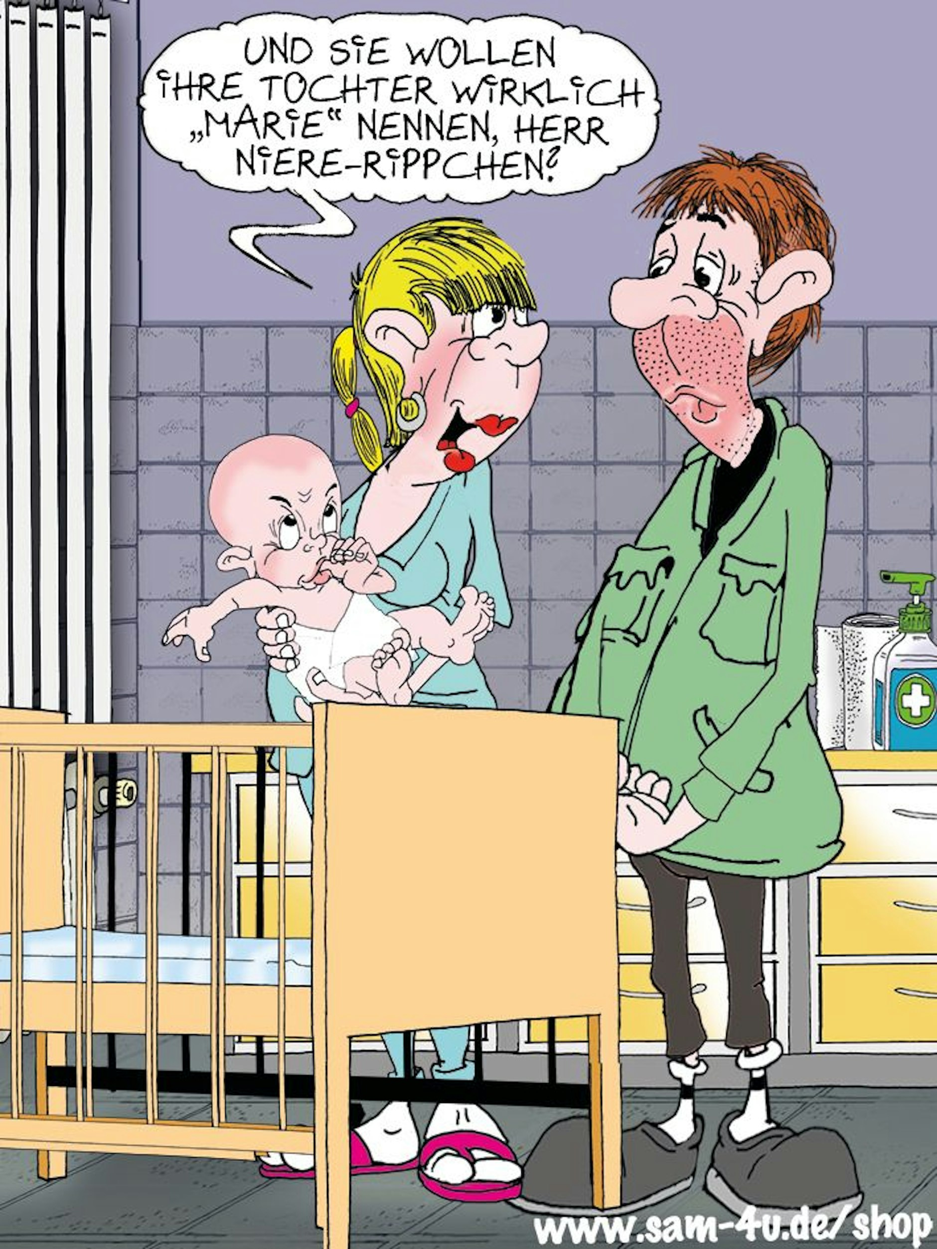 Unser beliebter Cartoon des Tages stammt auch heute von Zeichner Sam Paff aus Berlin.