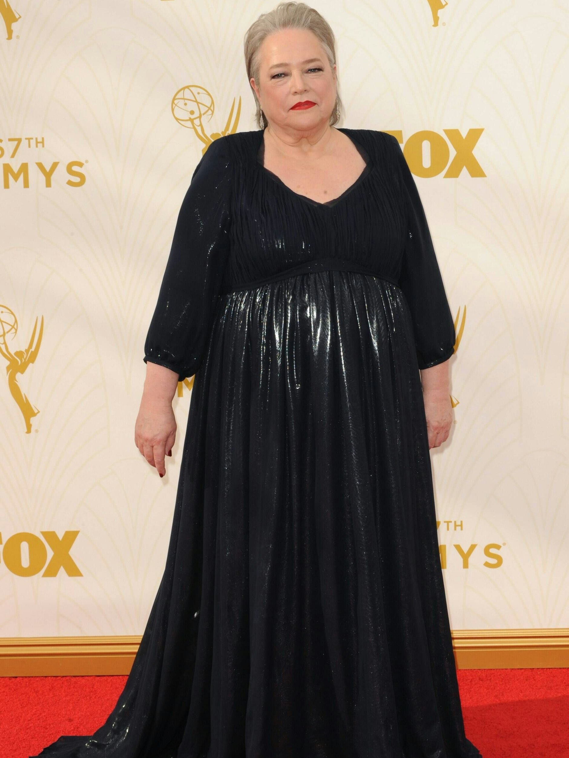 Kathy Bates bei den Emmy Awards in Los Angeles im Jahr 2015.