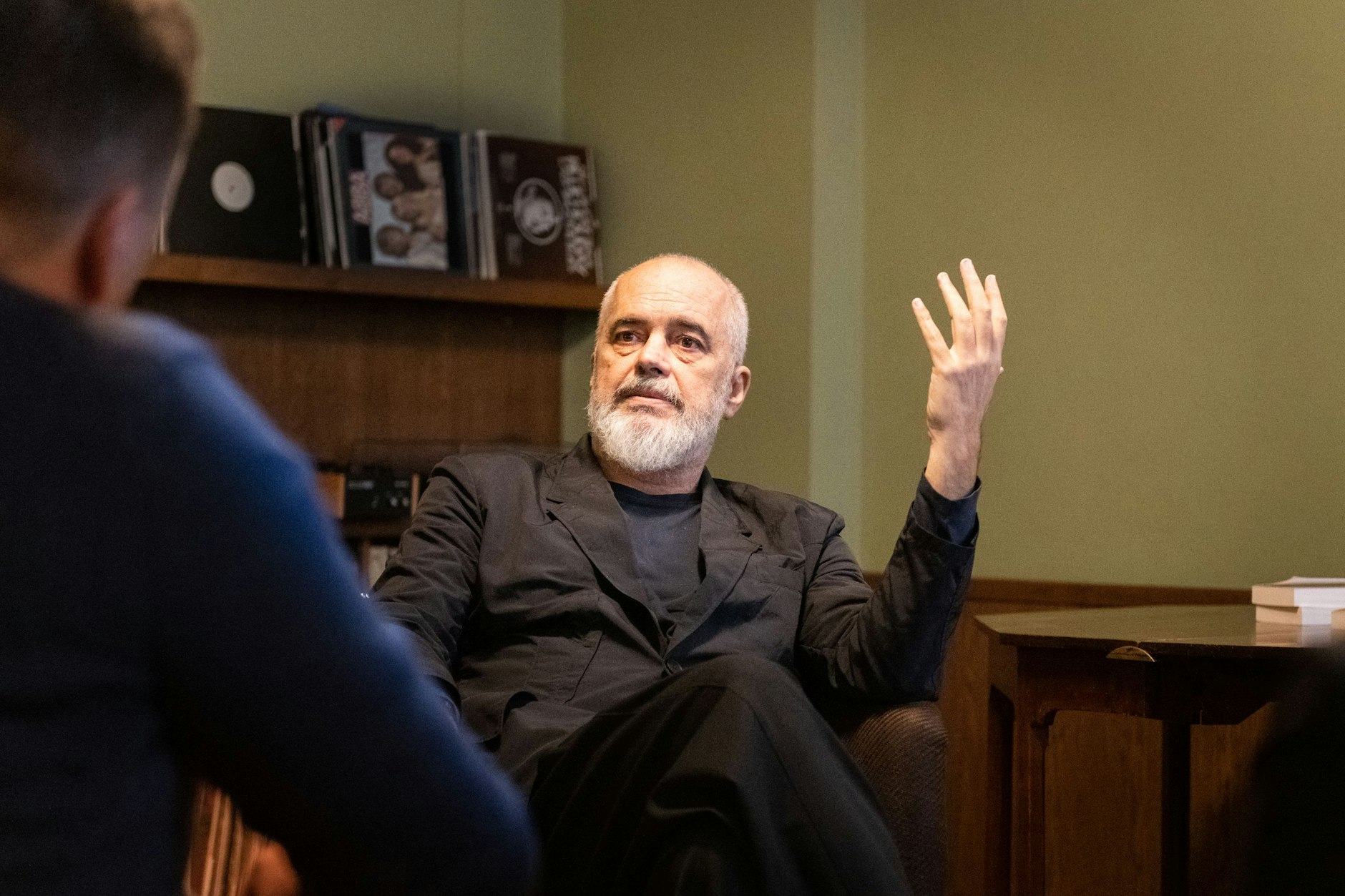 Der albanische Ministerpräsident Edi Rama im Gespräch mit der Berliner Zeitung