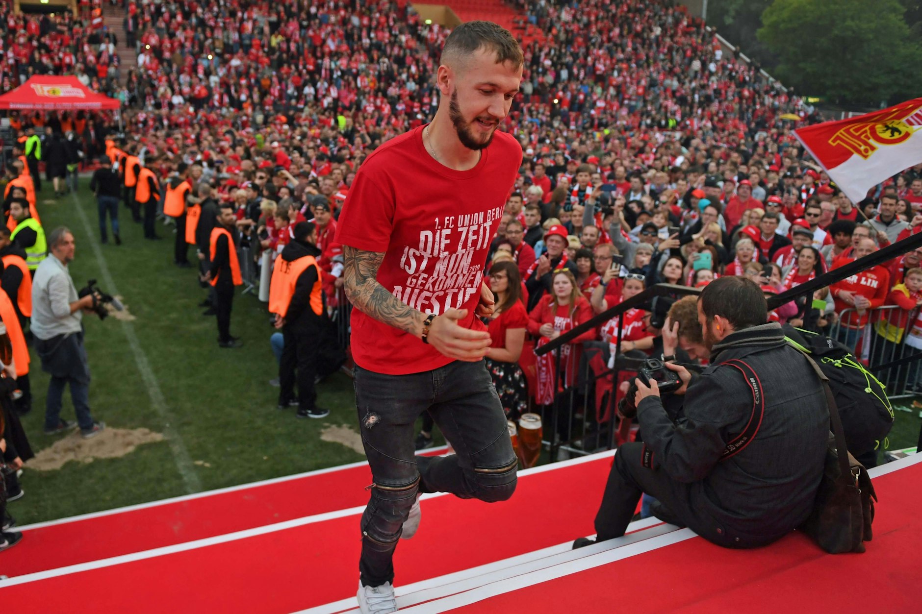 Marcel Hartel stieg 2019 mit dem 1. FC Union Berlin in die Fußball-Bundesliga auf und im Mai 2024 mit dem FC St. Pauli. Aber jetzt spielt er in der Major League Soccer in den USA.