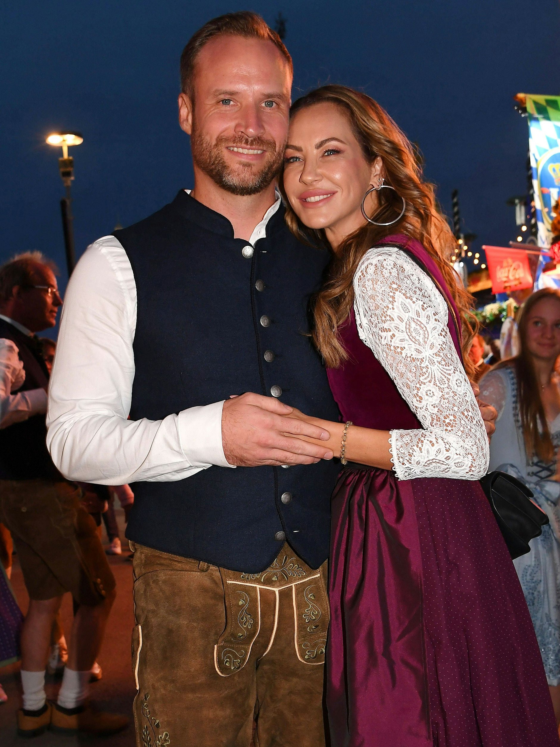 Alessandra und Alexander präsentierten sich auf dem Oktoberfest als Paar.
