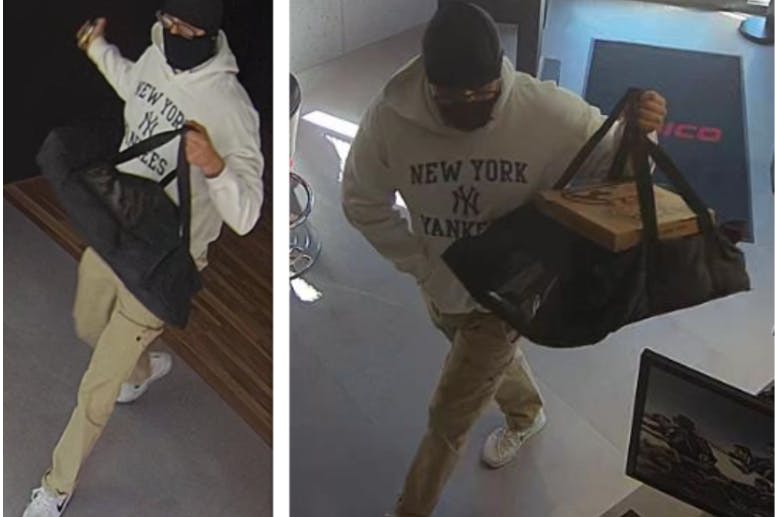 Fahndung: Dieser Mann soll ein Wettbüro überfallen haben. 