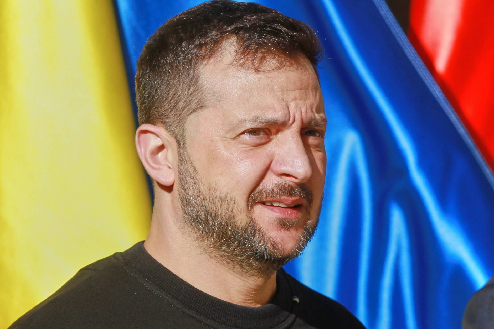 Der ukrainische Präsident Wolodymyr Selenskyj. Der ukrainischen Regierung wird vorgeworfen, Druck auf die Zeitung Ukrainska Prawda ausgeübt zu haben.