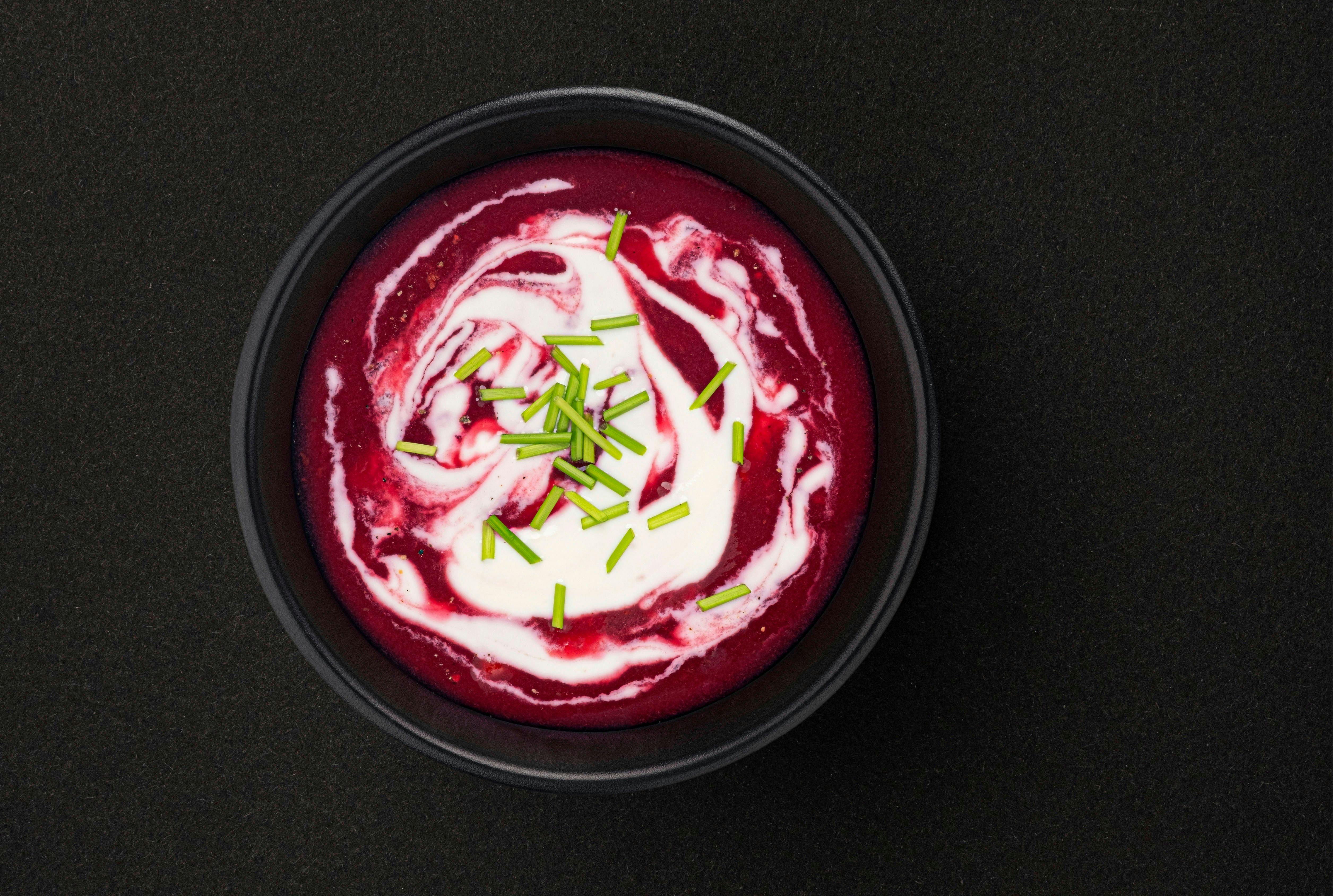 Rezept für cremige Rote-Bete-Suppe: Orange macht sie frisch und fruchtig