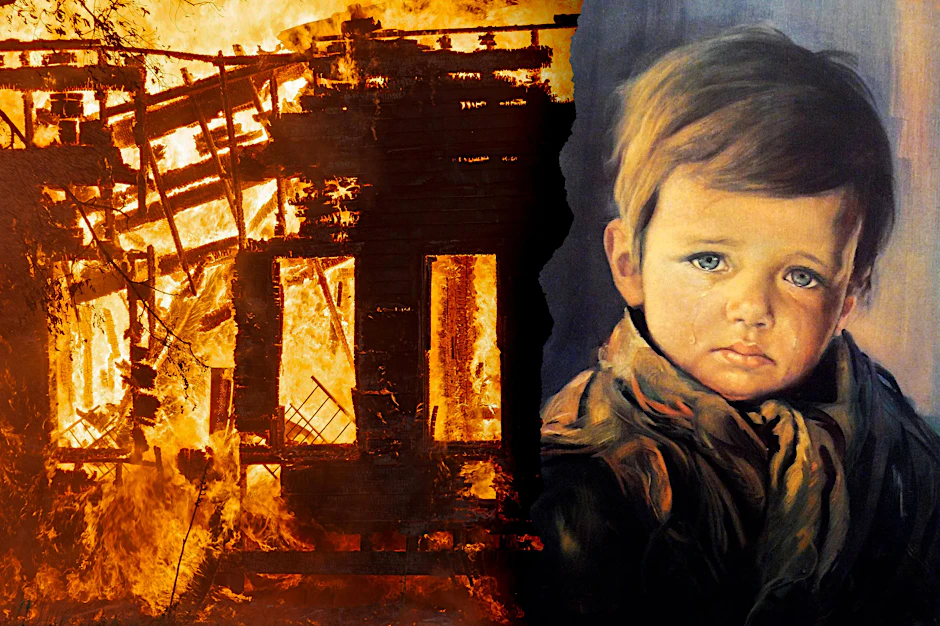Vor Jahren waren die Gemälde der weinenden Kinder von Künstler Giovanni Bragolin ein echter Hit, hingen in unzähligen Wohnungen. Doch angeblich sind sie verflucht.