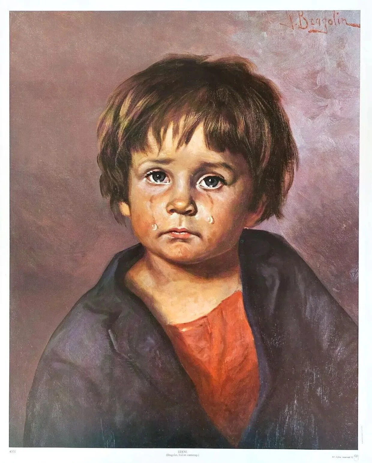 Die Weinenden Kinder Von Bragolin Wert Bilder von weinenden Kindern: Sind diese gruseligen Gemälde verflucht?