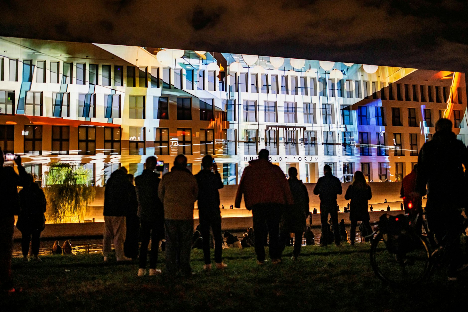Festival of Lights beim Humboldt-Forum in Berlin.