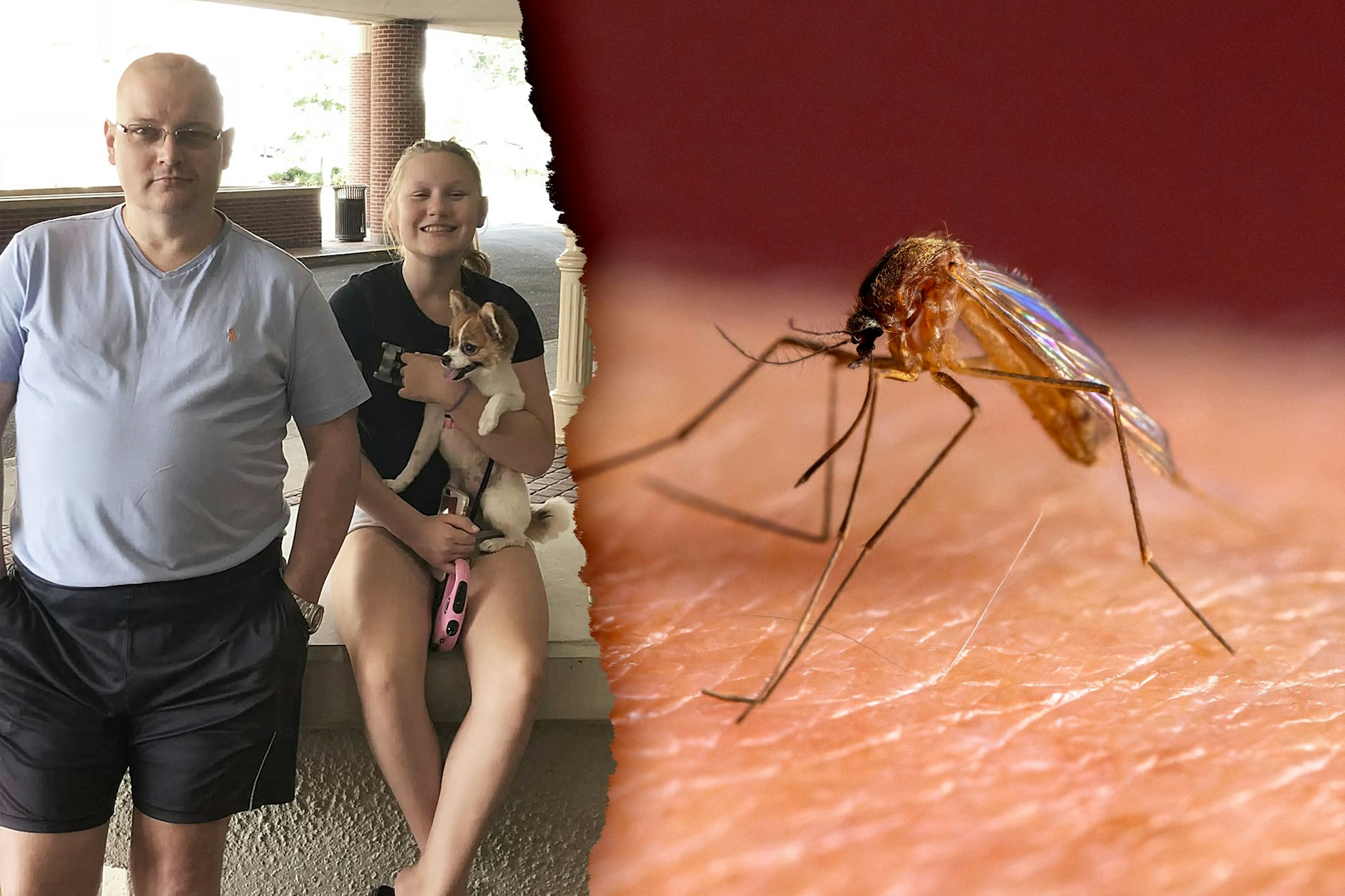 Familienvater Richard Pawulski wurde von einer infizierten Mücke gestochen - und starb fünf Jahre später an den Folgen.