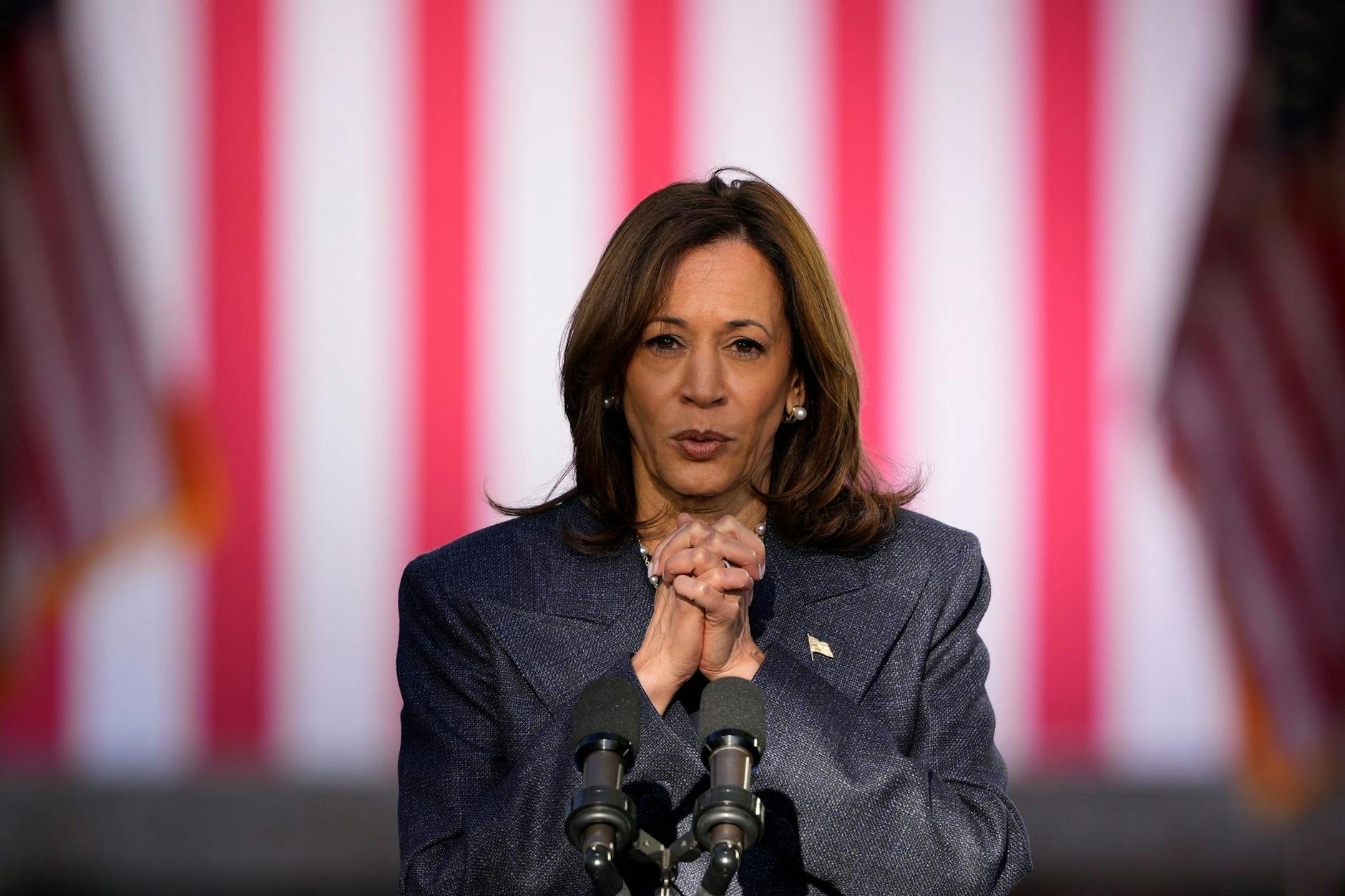Kamala Harris, US-Vizepräsidentin und Präsidentschaftskandidatin der Demokraten.