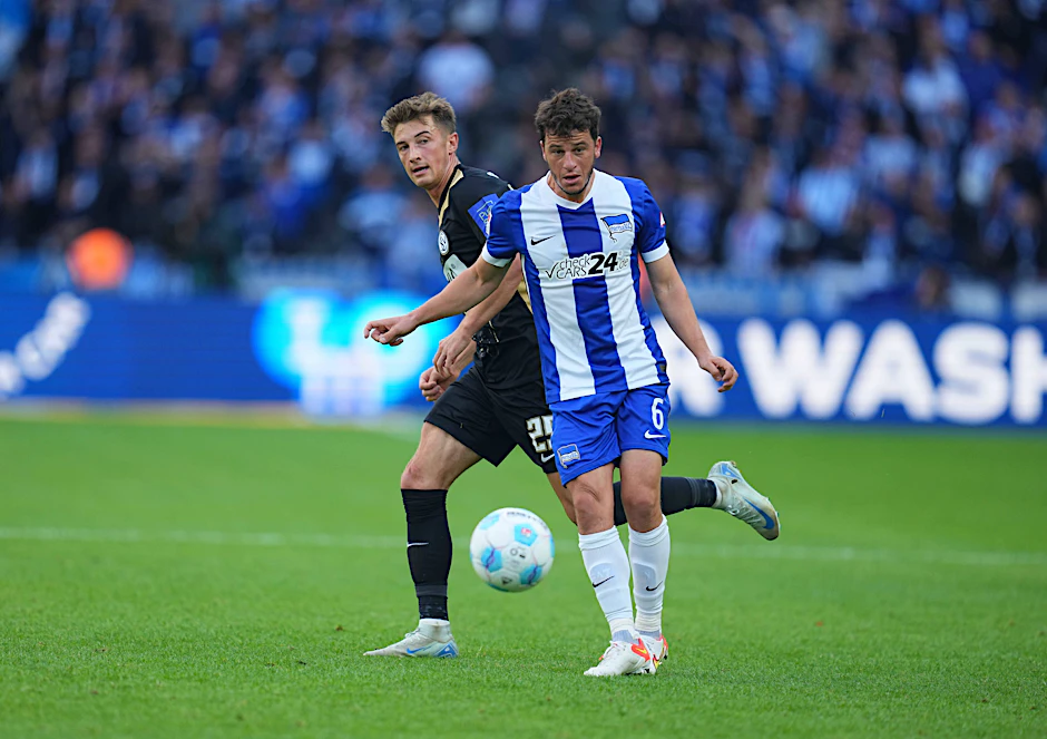 Herthas Mittelfeldboss Diego Demme machte beim 1:4 gegen Elversberg sein bisher letztes Spiel, er fällt weiterhin aus.