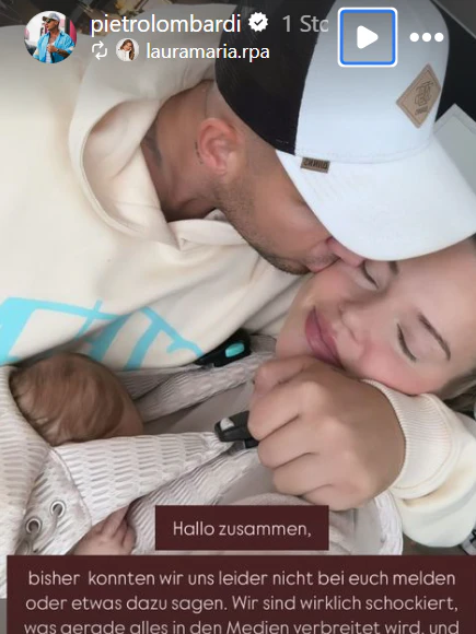 Dieses Foto posteten Pietro und Laura auf Instagram.