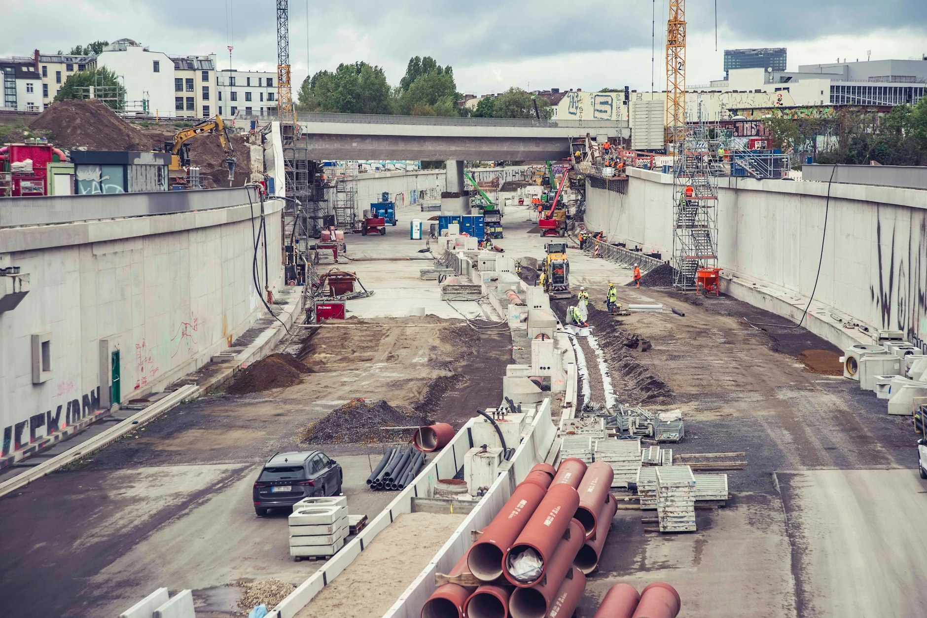 Die Stadtautobahn A100 ist eines der Themen, die bei einer Einwohnerversammlung in Plänterwald besprochen werden sollten.