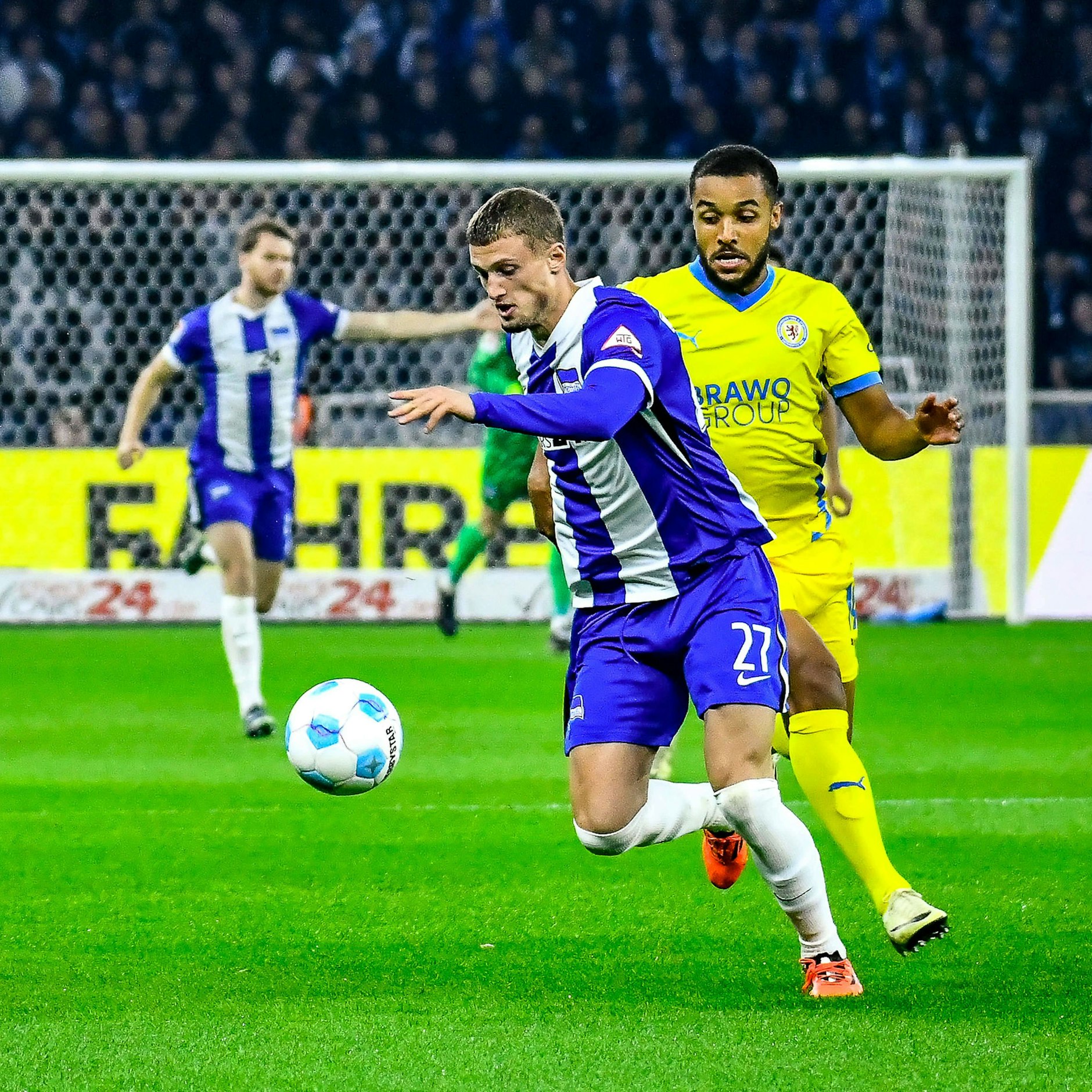 Herthas Michael Cuisance ist momentan bester und laufstärkster Spieler im Team. Doch mit seinen 10,8 Kilometern pro Spiel belegt er auch nur Platz 22 in der Zweiten Liga.