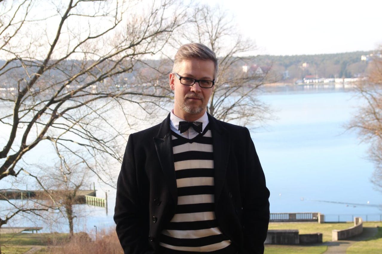 Jacek Dehnel während seines Aufenthaltes im LCB (Literarisches Colloquium Berlin) am Wannsee