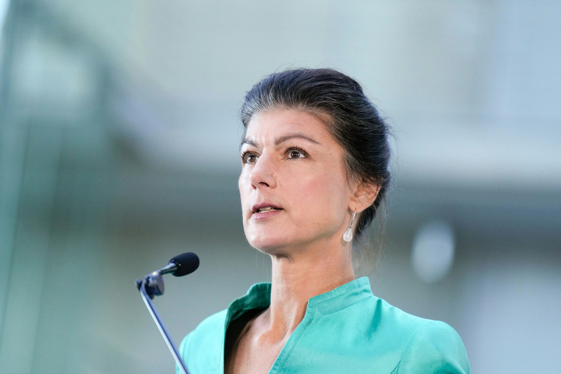 „Ihre Forderungen werden immer abenteuerlicher“, heißt es aus der Thüringer CDU über Sahra Wagenknecht.