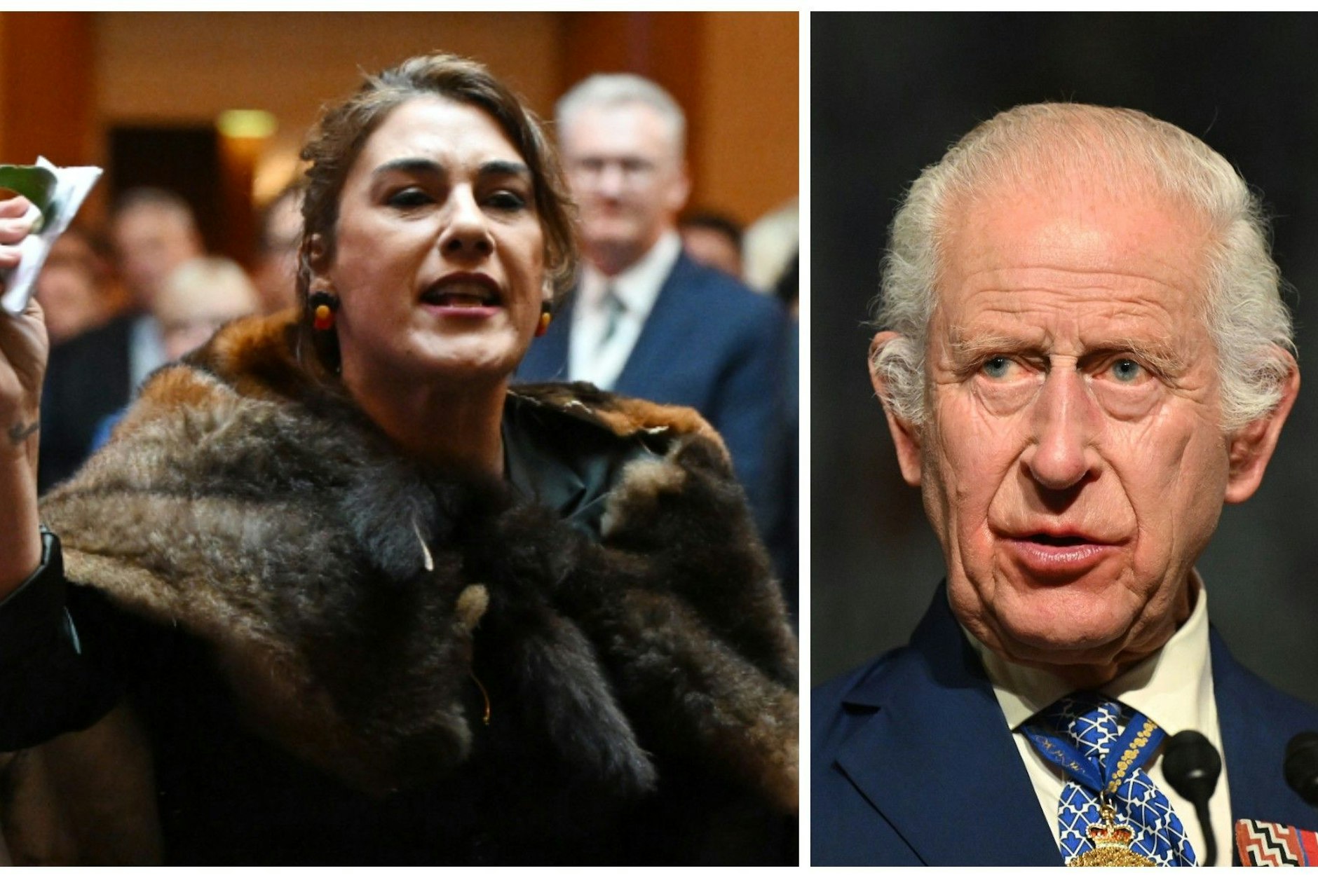 Eklat im australischen Parlament: Die australische Senatorin Lidia Thorpe äußerte lautstark ihren Ärger über die Regentschaft von König Charles.