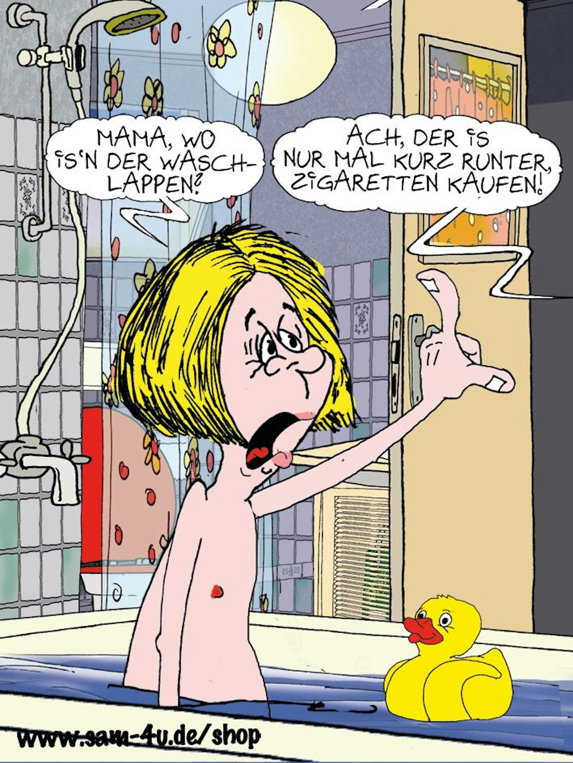 Auch heute kommt unser Cartoon des Tages von Zeichner Sam Paff aus Berlin.