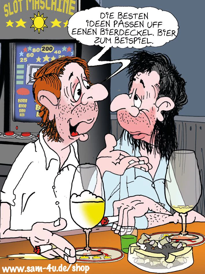 Der Cartoon des Tages stammt auch heute aus der Werkstatt von Zeichner Sam Paff aus Berlin.