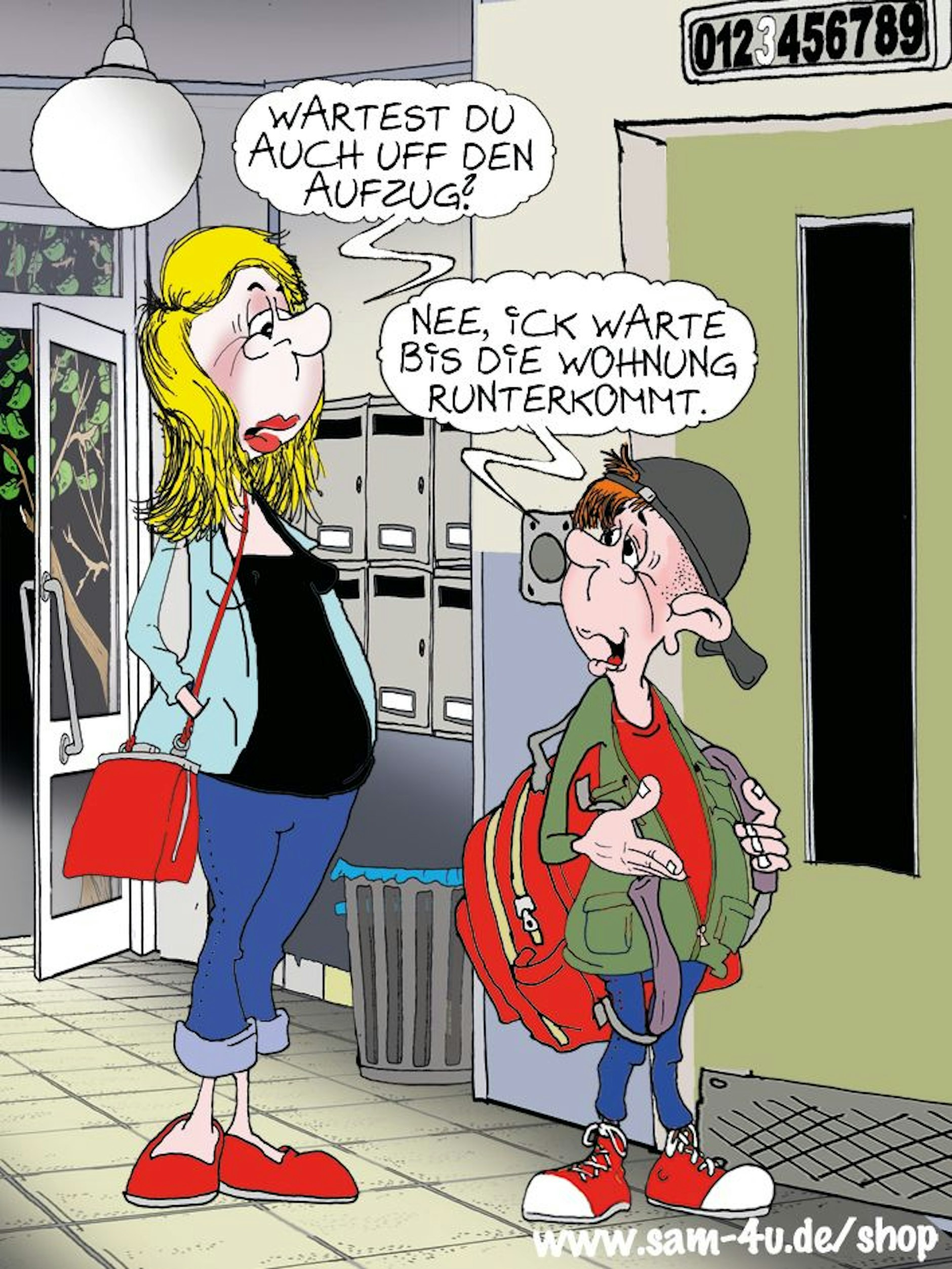 Unser täglicher Cartoon kommt auch heute aus der Feder von Zeichner Sam Paff aus Berlin.