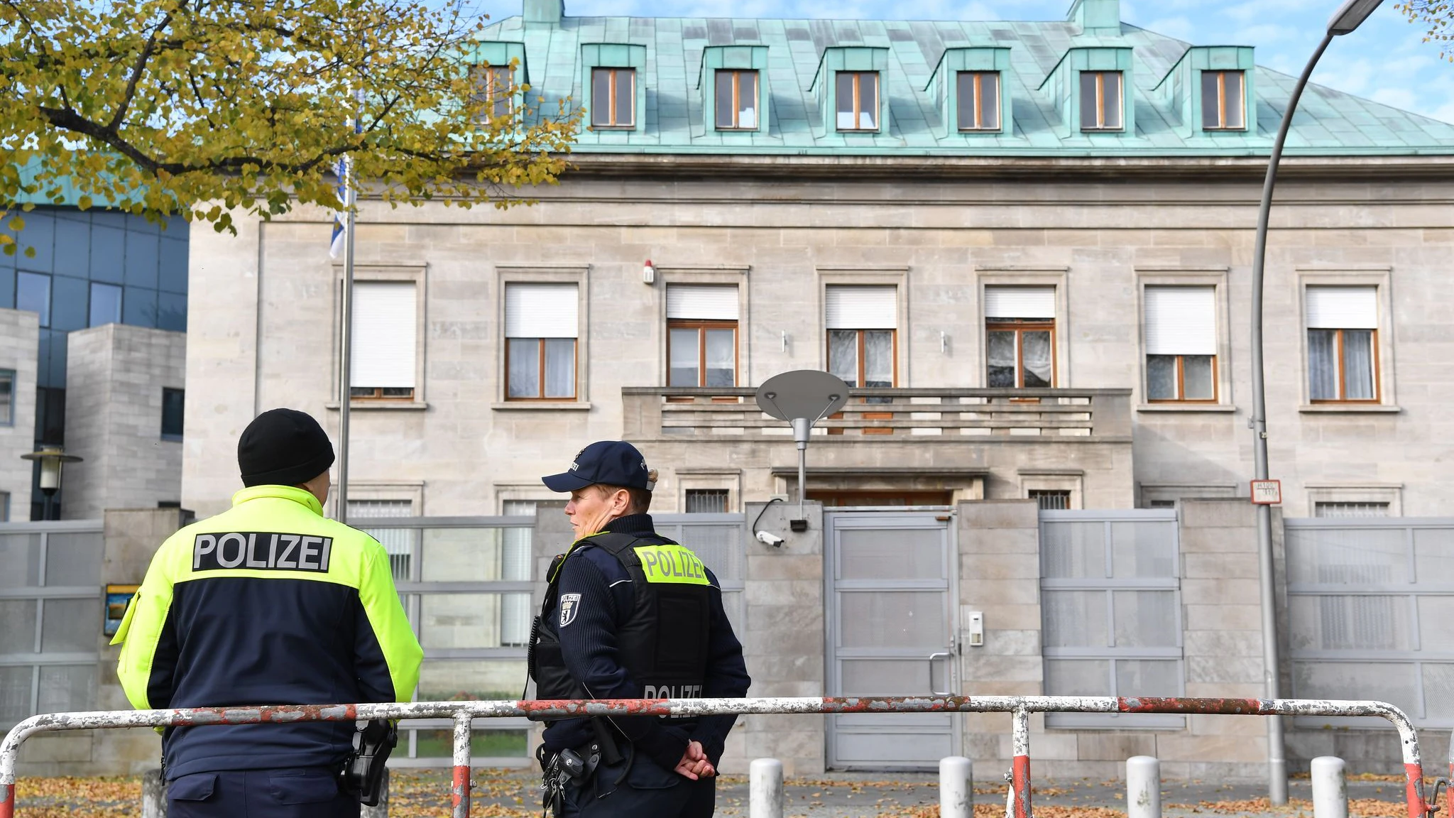 Die israelische Botschaft in Berlin war Ziel eines Terroranschlags.