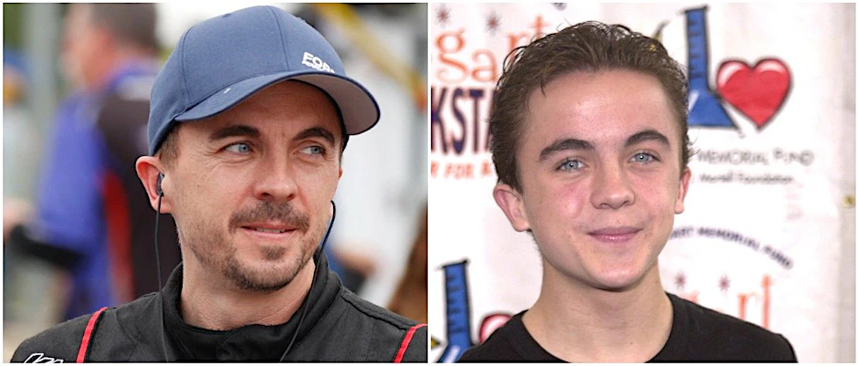 Frankie Muniz im April als Rennfahrer und im Jahr 2001, als er der Kinder-Star in „Malcolm mittendrin“ war.