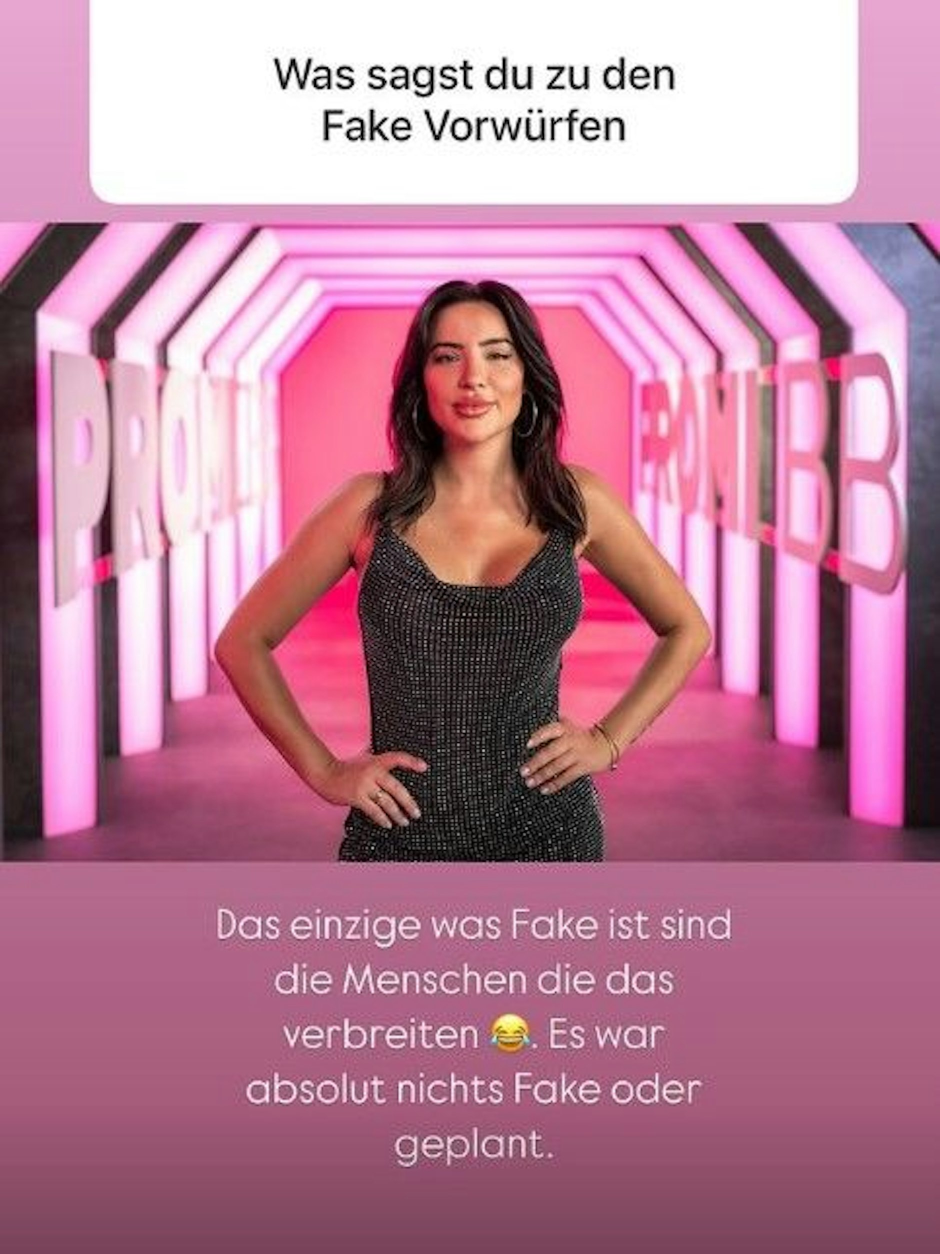 In einer Fragerunde äußerte sich Leyla Lahouar zu den Fake-Vorwürfen bezgl. ihrer Verlobung mit Mike Heiter bei „Promi Big Brother“.