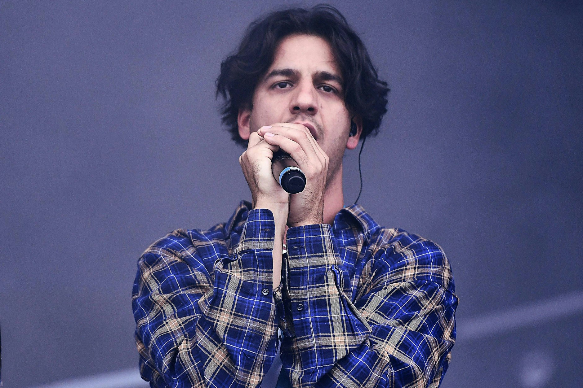 Ufo361 bei seinem Auftritt beim Lollapalooza 2019 in Berlin. Heute sind die Outfits deutlich extravaganter.