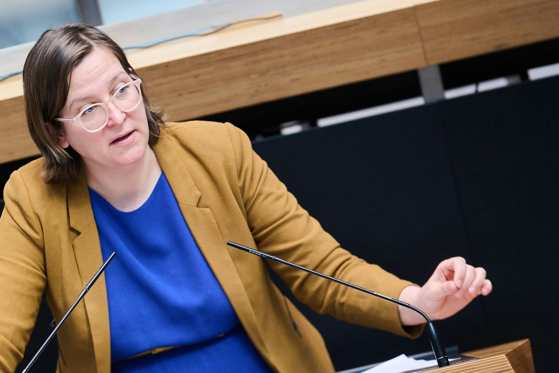 Grüne-Gesundheitspolitikerin Silke Gebel findet Lachgas gar nicht lustig.&nbsp;